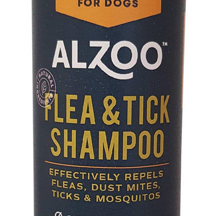 ALZOO Plant-Based Flea and Tick Repellent Shampoo for Dogs - 12oz